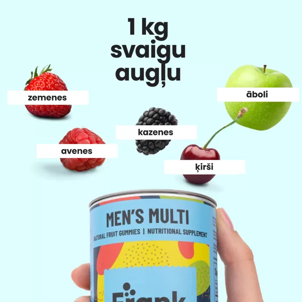 Vairāk kā kilograms svaigu augļu